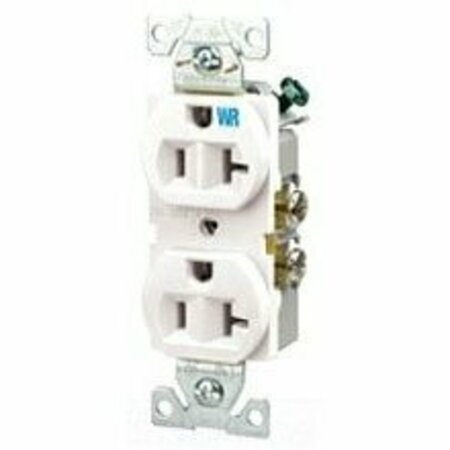 EATON WIRING DEVICES COMMERCIAL SPECIFICATION GRADE DUPLEX RECEPTACLE WRBR20B